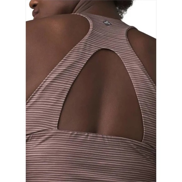 Prana Locano Tank in Moon Quartz w/Shelf Bra & Rushing on Sides - Picture 16 of 16